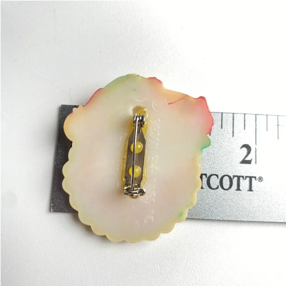 Vintage Thanksgiving Turkey Pin Gibson Greetings Fall Brooch